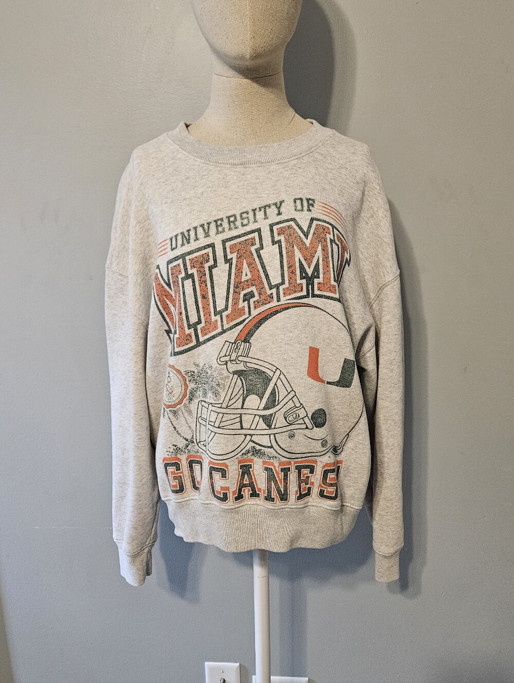 University Of Miami Boxy Sweatshirt